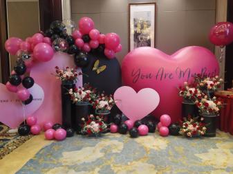 婚庆儿童生日惊喜派对布置 表白 求婚 订婚气球布置 宝宝生日