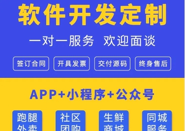 软件开发公司小程序制作app开发软件定制公众号开发制作技术维