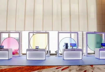 会议活动标摊展位异型展台庆典展会木质制作背景板舞台电视屏幕